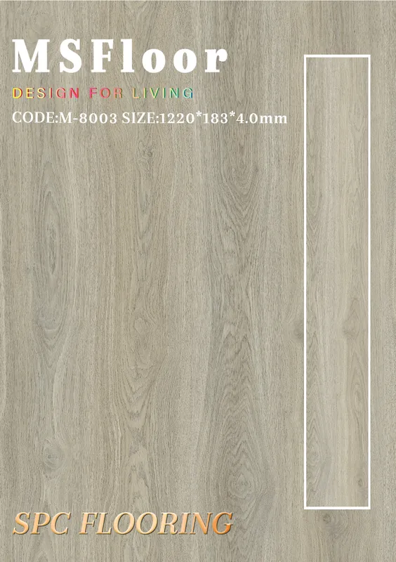 M-8003 SPC 4mm Flooring — available in Malaysia