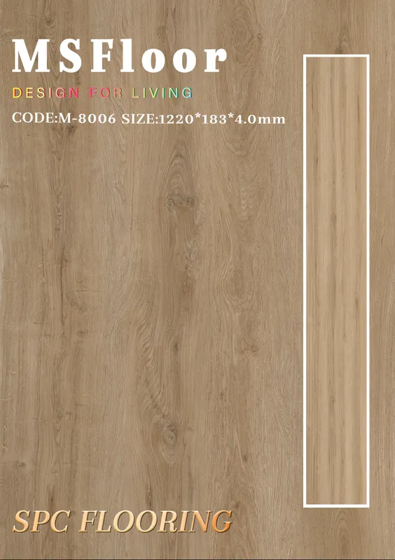 M-8006 SPC 4mm Flooring — available in Malaysia