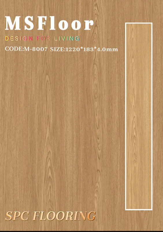 M-8007 SPC 4mm Flooring — available in Malaysia